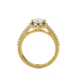 Marquise Lab Grown Diamond Halo Engagement Ring