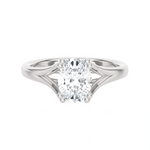 Oval Lab Grown Diamond Solitaire Engagement Ring
