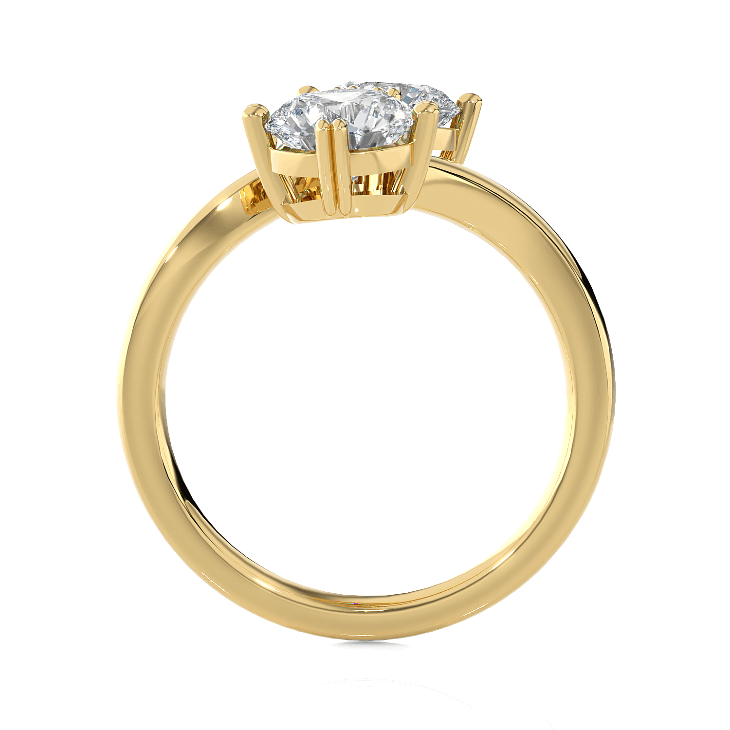 Round Lab Grown Diamond Ring