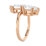4 ctw Pear-Shaped Lab Grown Diamond Ring