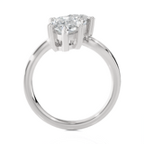 4 ctw Pear-Shaped Lab Grown Diamond Ring
