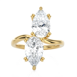 4 ctw Pear-Shaped Lab Grown Diamond Ring