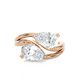 2 ctw Pear-Shaped Lab Grown Diamond Ring