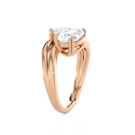 2 ctw Pear-Shaped Lab Grown Diamond Ring