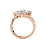 2 ctw Pear-Shaped Lab Grown Diamond Ring