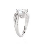 2 ctw Pear-Shaped Lab Grown Diamond Ring