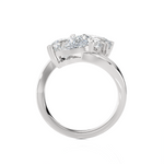 2 ctw Pear-Shaped Lab Grown Diamond Ring