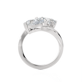 2 ctw Pear-Shaped Lab Grown Diamond Ring