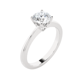 Round Lab Grown Diamond Solitaire Engagement Ring