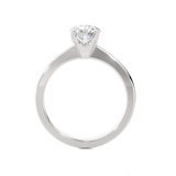 Round Lab Grown Diamond Solitaire Engagement Ring