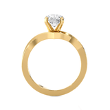 Round Lab Grown Diamond Solitaire Engagement Ring