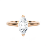Marquise Lab Grown Diamond Halo Engagement Ring