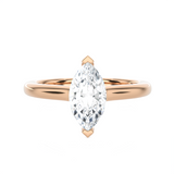 Marquise Lab Grown Diamond Halo Engagement Ring
