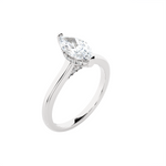 Marquise Lab Grown Diamond Halo Engagement Ring
