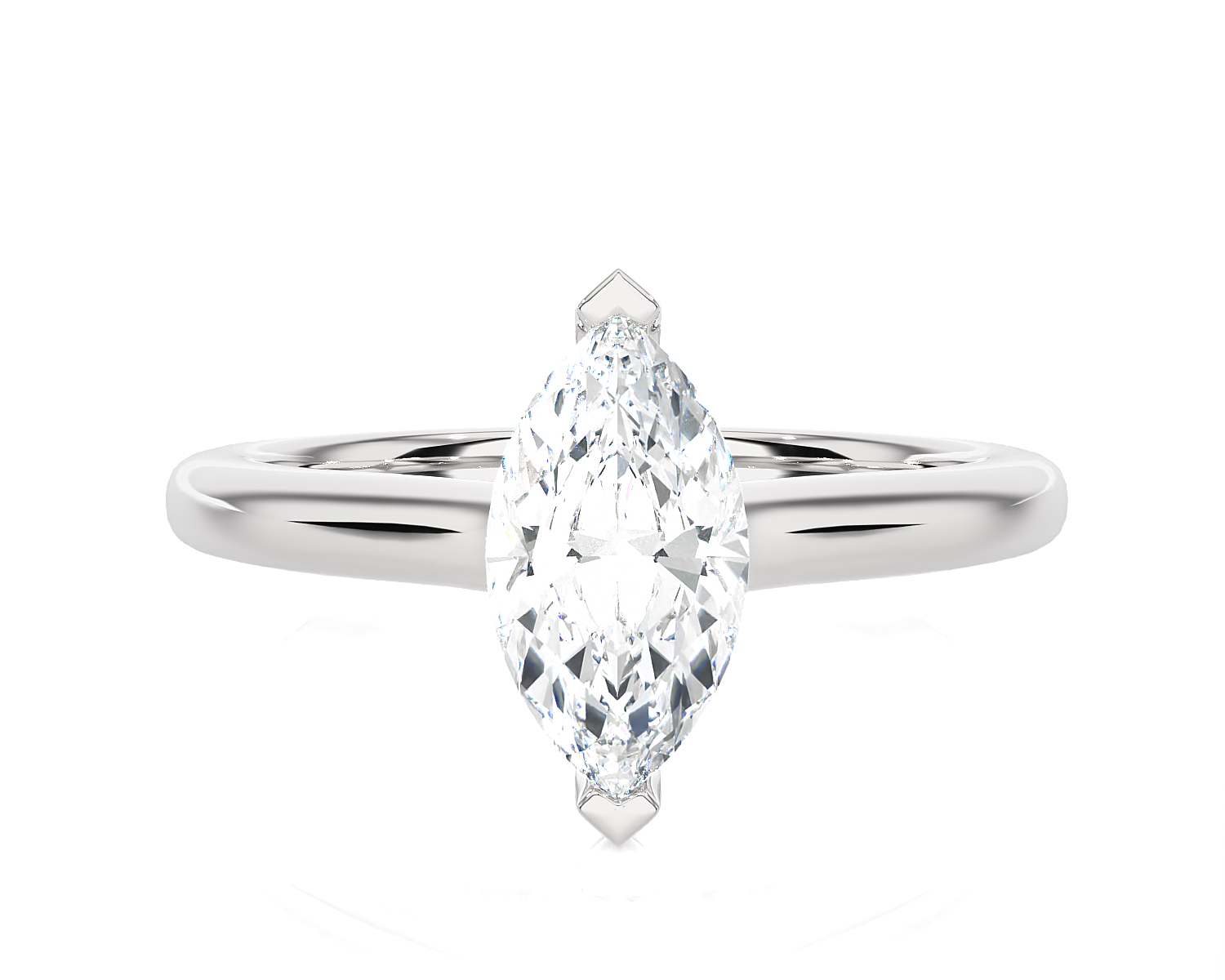 Marquise Lab Grown Diamond Halo Engagement Ring