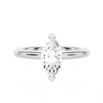 Marquise Lab Grown Diamond Halo Engagement Ring