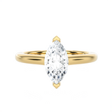 Marquise Lab Grown Diamond Halo Engagement Ring