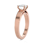 Round Lab Grown Diamond Solitaire Engagement Ring