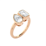 2 ctw Multi-Shape Lab Grown Diamond Ring