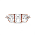 2 ctw Emerald-Cut Three Stone Lab Grown Diamond Ring