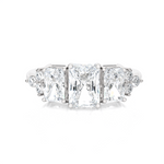 2 ctw Emerald-Cut Three Stone Lab Grown Diamond Ring