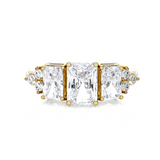 2 ctw Emerald-Cut Three Stone Lab Grown Diamond Ring