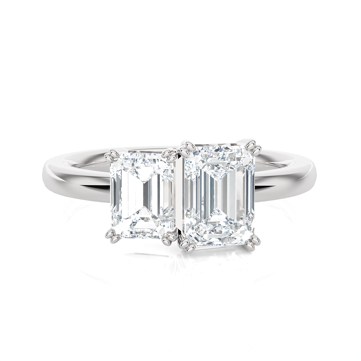 1 3/4 ctw Emerald-Cut Lab Grown Diamond Ring