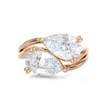 2 ctw Pear-Shaped Lab Grown Diamond Ring