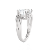 2 ctw Pear-Shaped Lab Grown Diamond Ring