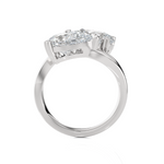 2 ctw Pear-Shaped Lab Grown Diamond Ring