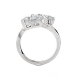 2 ctw Pear-Shaped Lab Grown Diamond Ring
