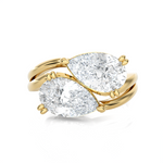 2 ctw Pear-Shaped Lab Grown Diamond Ring