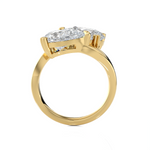 2 ctw Pear-Shaped Lab Grown Diamond Ring