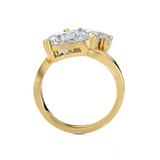2 ctw Pear-Shaped Lab Grown Diamond Ring