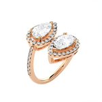 2 1/2 ctw Pear-Shaped Lab Grown Diamond Ring