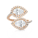 2 1/2 ctw Pear-Shaped Lab Grown Diamond Ring