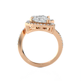 2 1/2 ctw Pear-Shaped Lab Grown Diamond Ring