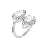 2 1/2 ctw Pear-Shaped Lab Grown Diamond Ring