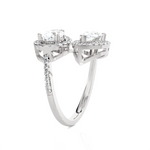 2 1/2 ctw Pear-Shaped Lab Grown Diamond Ring
