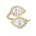 2 1/2 ctw Pear-Shaped Lab Grown Diamond Ring