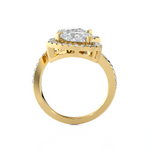 2 1/2 ctw Pear-Shaped Lab Grown Diamond Ring