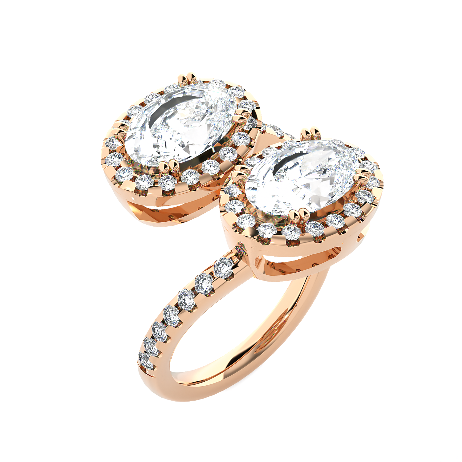 3 5/8 ctw Oval Lab Grown Diamond Ring