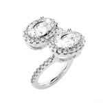 3 5/8 ctw Oval Lab Grown Diamond Ring