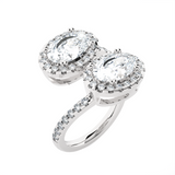 3 5/8 ctw Oval Lab Grown Diamond Ring