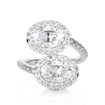 3 5/8 ctw Oval Lab Grown Diamond Ring