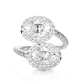 3 5/8 ctw Oval Lab Grown Diamond Ring