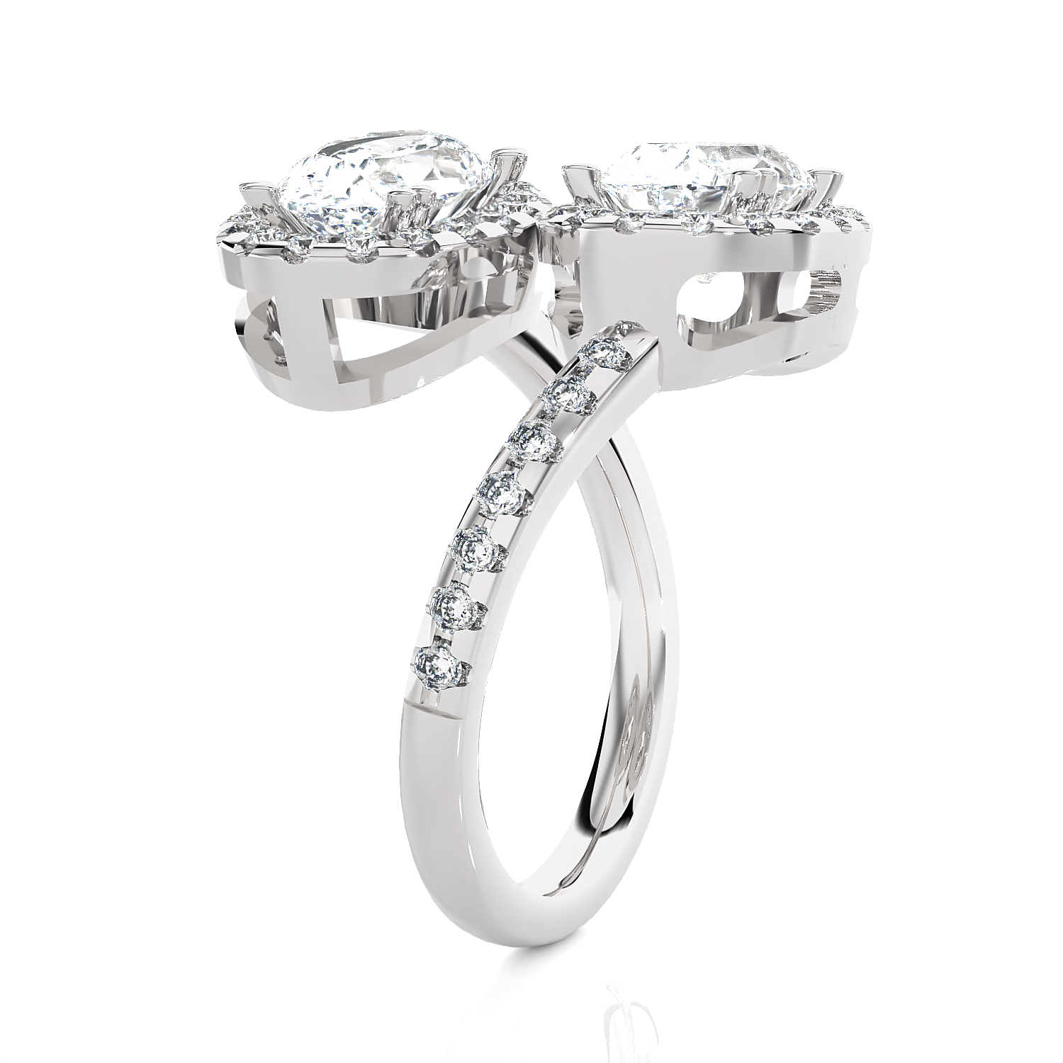 3 5/8 ctw Oval Lab Grown Diamond Ring