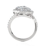 3 5/8 ctw Oval Lab Grown Diamond Ring