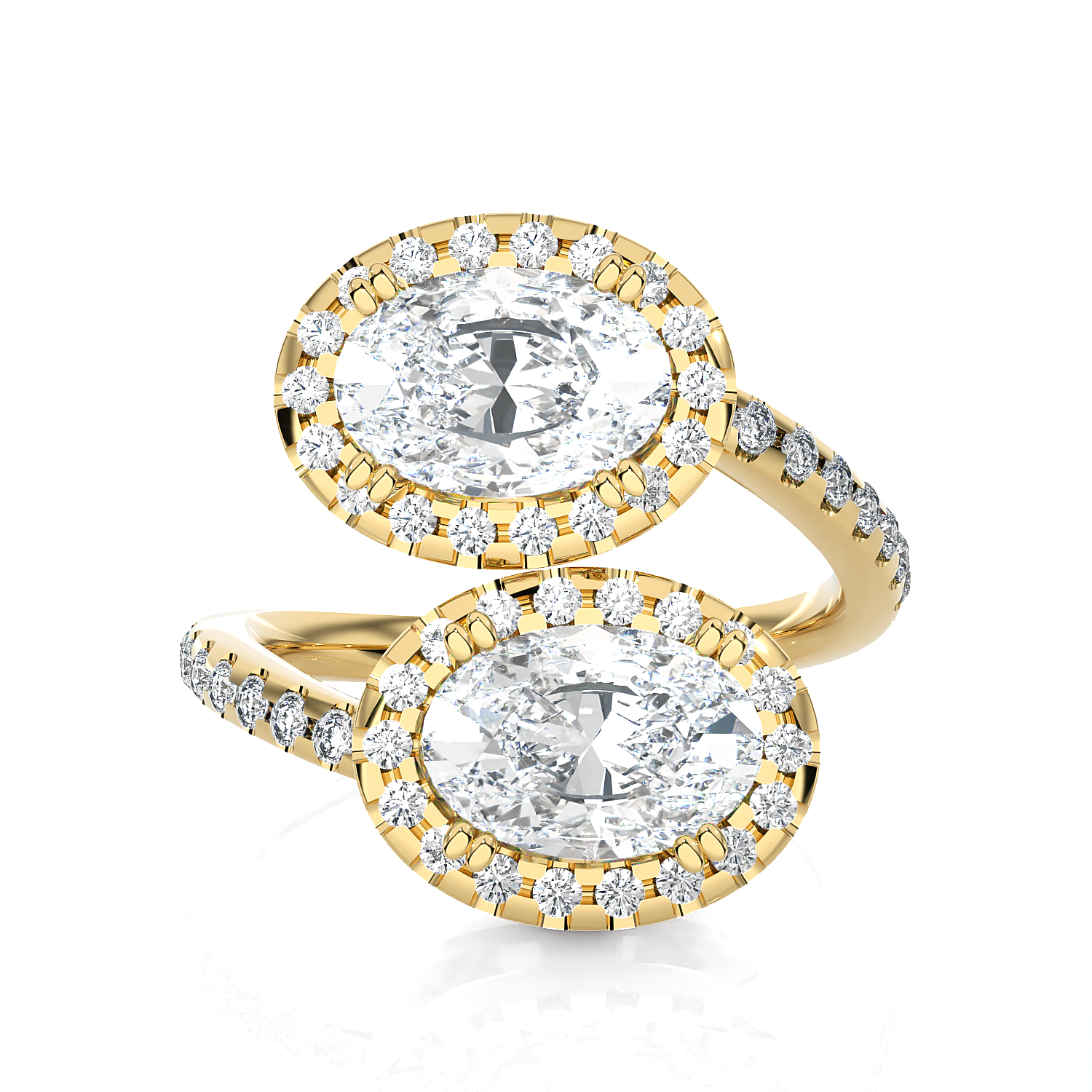 3 5/8 ctw Oval Lab Grown Diamond Ring