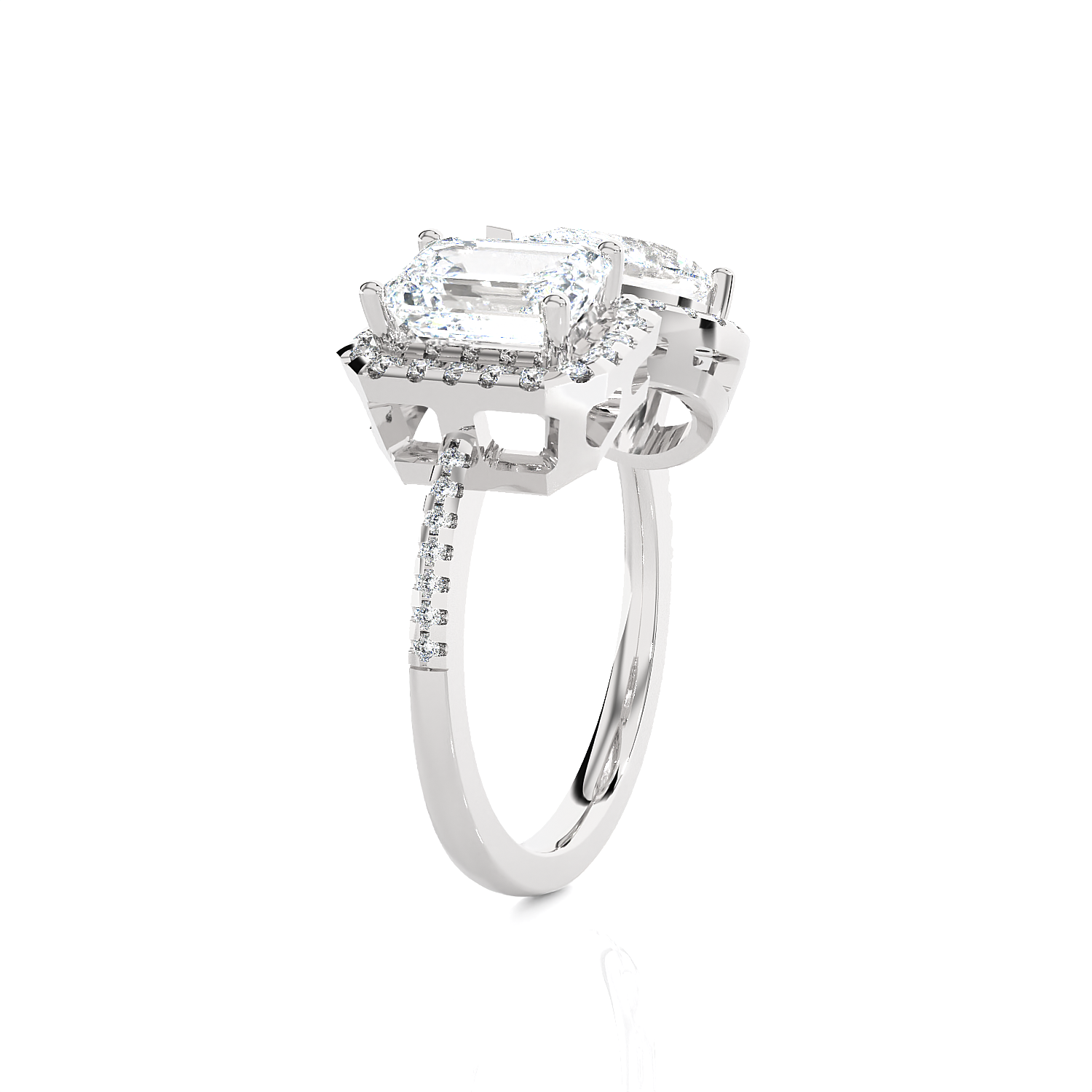 3 1/3 ctw Multi-Shape Lab Grown Diamond Ring